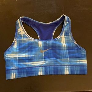 Blue Nike Sports Bra
